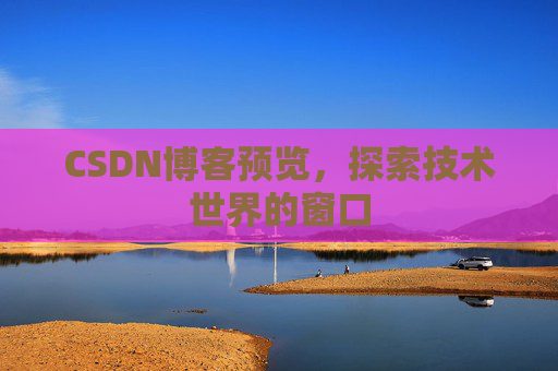 CSDN博客预览，探索技术世界的窗口